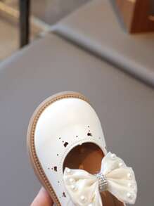 Chaussures de princesse à nœud papillon pour filles, Chaussures Hanfu à semelle souple, Nouvelles chaussures de loisirs pour enfants, Printemps Automne 2025