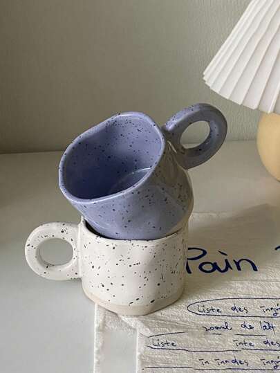 One Korean-Style Milk/Coffee/Dessert/Breakfast Mug, Handmade Ceramic Cup, Mug Cup, INS Style