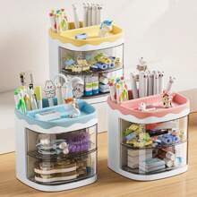 Desk Organizer Pen Drawer/Makeup Storage Multipurpose Office - 查看 4
