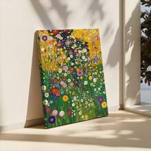 1 Framed Canvas Poster Abstract Flowers Wall Art Canvas Painting Bedroom Living Room Hallway Wall Art Wall Decor Room Decoration Ideal Gift - Multicolor - View 4