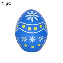 1pc Inflatable Easter Eggs Outdoor Decorations Easter Decor 13Inch Giant Egg Blow Ups For Yard & Home Hanging Inflatables Eggs Easter Party Decor - Multicolor - View 10
