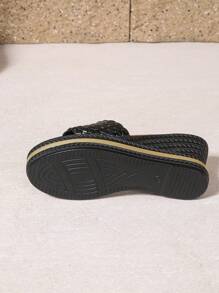 2025 New Summer High Heel Sandals, Slip-On Women Slippers, Versatile Casual Women Shoes, Outdoor Slide Sandals, Vacation Beach Women Sandals, Black & White Women Sandals, Platform Women Sandals, Espadrille Wedge Women Sandals