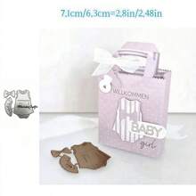 2025 New Arrival Baby Cradle Clothing Elephant Rabbit Decorate Metal Cutting Dies For Scrapbook Card Making Stencil Embossing Craft Knife Mold Blade1pc