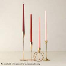 4 pezzi Candele senza fumo a gradiente da 30 cm, set di candele per Natale, matrimonio, compleanno, cena a lume di candela, decorazione per la casa, ottimo regalo per famiglia e amici