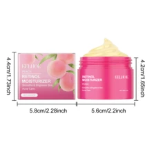 1pc 30g 桃子亮白保湿霜滋养和保湿肌肤，使肌肤闪亮柔嫩。其成分滋养和护理肌肤