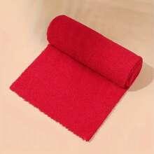 1 Stück 20 x 63 Zoll breiter Uni-DIY-Stoff, Teddy Kurzhaar Plüsch Dekorationsstoff, vorgeschnittene Oblongs für Heimwerken, Nähen, Quilten