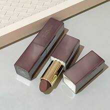 Lápiz labial mate con 3 opciones de color - Brillo de labios mate aterciopelado, impermeable y no desvaneciente que realza el color y aclara los labios, apto para todos los tonos de piel, colores de labios marrones y oscuros