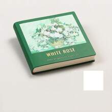 1pc Mini Square Oil Painting Notebook, Travel Diary, Stamp Collection Album, Blank Memo Pad, Portable Notepad Back To School - Multicolor - View 18