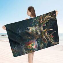 Extra Large Beach Towel - Soft, Lightweight, Absorbent Polyester Towel, Suitable For Travel, Swimming, Camping, Yoga, Fitness, And Beach Vacations - Perfect Gift For Family And Friends Mother's Day Flowers, Personalized Gifts For Mom, Last Minute Gifts, Mother's Day Ideas, Mothering Sunday Gifts, Handmade Cards For Mum, Best Mother's Day Gifts Under $50 Summer, Holiday