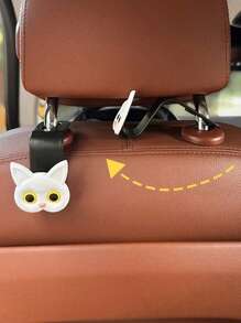 Cute 3d Cartoon Cat Car Seat Headrest Hook - Universal Vehicle Storage Organizer For Handbags, Wallets, Coats - Cute Car Accessories For Playful Car Owners,Wall Picture Frame,Wall Hooks Self Adhesive,Hooks,Hook,Wall Hooks,Bathroom,Towel Holder,Hooks,Wall Hooks,Hooks,Wall Hook,Door Hanger