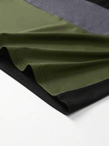 男士夏季小马印花拼色条纹短袖纽扣 Polo 衫，时尚海滩度假休闲运动户外撞色领上衣，送给男朋友/丈夫的礼物 - 彩色 - 查看 9