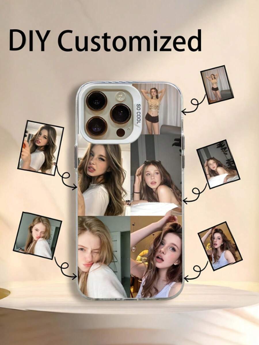 Customized Photo DIY 2-In-1 High-End Soft Textured Thick Painted Anti-Drop Phone Protective Case Compatible With Apple IPhone 16 Pro/IPhone 16/IPhone 16 Pro Max/IPhone 16 Plus/P 15 Pro Max, New Fashionable Design Compatible With IPhone 15/IPhone 11 IPhone 14 Pro Max, Anti-Drop For P13/XS/XR, Cartoon For P11/7 Plus 8P/78 ES2 Soft Shell Protective Cover