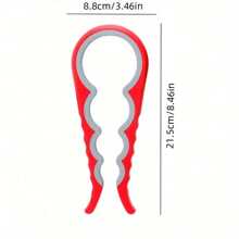 1 件 4 合 1 多功能开罐器，适合手部和弱手使用 - 易于使用的开盖器、开罐器和开瓶器 - 非常适合患有关节炎的老年人