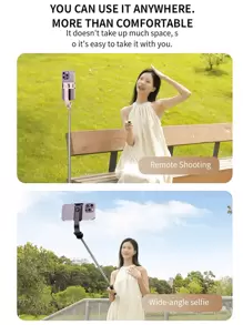 Trépied Perche à Selfie de 170 cm/67 pouces, avec éclairage d'appoint, trépied en aluminium extensible avec télécommande Bluetooth, compatible avec les smartphones et Android, parfait pour les voyages, le vlog, la vidéo et la photo - avec éclairage d'appoint compatible avec les et les smartphones Android pour les vacances d'été, les voyages, l'éclairage d'appoint, les activités de plein air, le support de diffusion en direct