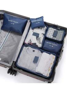 6pcs/Set Multifunctional Storage Bags, Portable Travel Organizer Bags, Foldable Storage Bags, Garment Organizer Bags, Dust & Moisture Proof