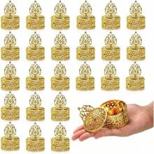 12 boîtes de rangement à bonbons, boîtes d'emballage à bonbons pour mariage, boîtes creuses, boîtes avec couvercle, conviennent pour les rassemblements de vacances, les mariages, les décorations de fête, les décorations de cadeaux pour les amis