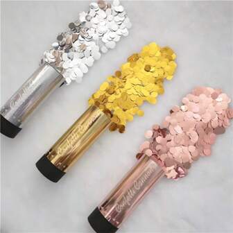 1/3/5 件派对手持彩纸爆竹，春季花朵喷花炮，适用于生日婚礼节日派对，派对装饰用品