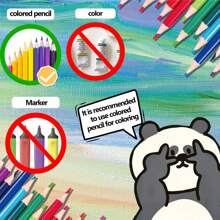 1 pieza, 7,9*7,9 pulgadas, Libro para colorear para adultos con tema lindo y espeluznante, regalo perfecto para familia y amigos en cumpleaños, Navidad, Halloween y otras fiestas, excelente para aliviar el estrés, 24 páginas, impresión de una sola cara (diseño original), de vuelta a la escuela, útiles escolares