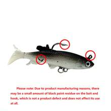 1pc/5pcs Realistic Soft Fishing Lures With Hook, Wiggle Tail Baits, Lifelike Bionic Fishing Fake Bait, Suitable For Freshwater And Saltwater Fishing Gear, Fishing Accessories
