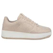 Tenis Plataforma Color Beige Para Mujer Con Estilo Sofisticado - Beis - Ver 1