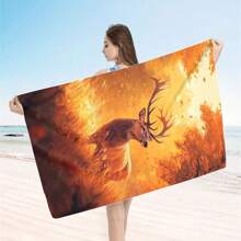 Extra Large Beach Towel - Soft, Lightweight, Absorbent Polyester Towel, Suitable For Travel, Swimming, Camping, Yoga, Fitness, And Beach Vacations - Perfect Gift For Family And Friends Mother's Day Flowers, Personalized Gifts For Mom, Last Minute Gifts, Mother's Day Ideas, Mothering Sunday Gifts, Handmade Cards For Mum, Best Mother's Day Gifts Under $50 Summer, Holiday