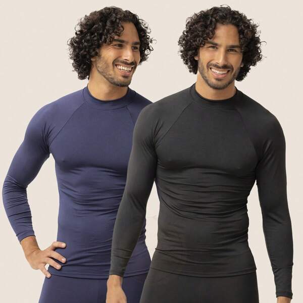 Kit 3 Camisas Térmicas Uv 50+ 100% Poliéster Proteção Solar