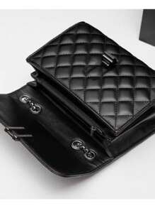 Women's Crossbody Shoulder Bag Dark Chain "Y"Female Party Bag[8785] - màu đen - Xem 6