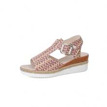 Dames Platform Sandalen Zomer Nieuwe Europese & Amerikaanse Touw Bodem Dikke Bodem Peep-Toe Sandalen Nieuwe Stro Geweven Dikke Bodem Pantoffels Dames Oversized Outdoor Open Toe Platform Wedge Sandalen