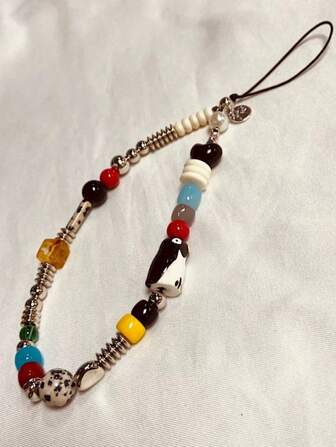 Handmade Penguin Beaded Hanging Rope Premium Customized Camera Strap Chain, Ins-Inspired Versatile Accessory