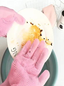 Cleaning Glove Loofah Sponge Household Cleaning Glove, Kitchen, Bathroom, Home Dishwashing Glove Cleaning - 什錦 - 查看 2