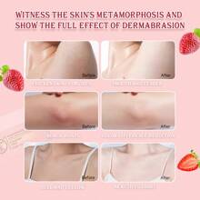 120克草莓去角质磨砂膏，适用于面部和身体，全面去角质，深层清洁，保湿不紧绷，持久留香，亮泽柔软肌肤，皮肤和身体护理，个人护理 - 粉色 - 查看 5