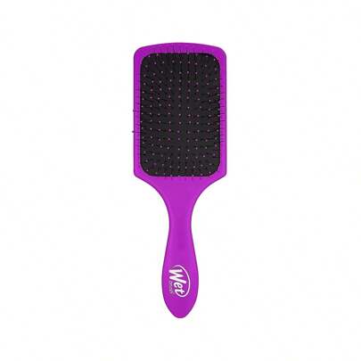 Wet Brush Paddle Detangler Brush Purple 1pc