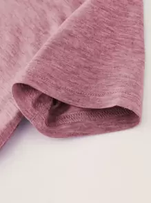 3 pièces T-shirts de sport décontractés d'été pour femmes avec imprimé vintage de soleil, d'arbre et de montagne - col rond, manches courtes, extensible et lavable en machine