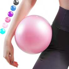 1pc Mini Fitness Ball, 9 Inch Anti-Burst And Anti-Slip Mini Pilates Ball For Stability, Fitness, Physical Therapy, Stretching And Core Strength Exercises At Home Gym And Office