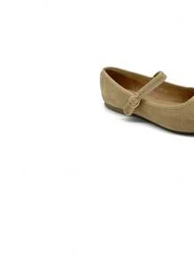 RevReaL Giày bệt Mary Jane cổ điển dành cho nữ - Kiểu giày thanh lịch và thoải mái cho mỗi ngày. - Lạc đà - Xem 3