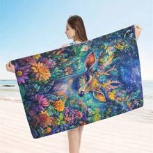 Extra Large Beach Towel - Soft, Lightweight, Absorbent Polyester Towel, Suitable For Travel, Swimming, Camping, Yoga, Fitness, And Beach Vacations - Perfect Gift For Family And Friends Mother's Day Flowers, Personalized Gifts For Mom, Last Minute Gifts, Mother's Day Ideas, Mothering Sunday Gifts, Handmade Cards For Mum, Best Mother's Day Gifts Under $50 Summer, Holiday