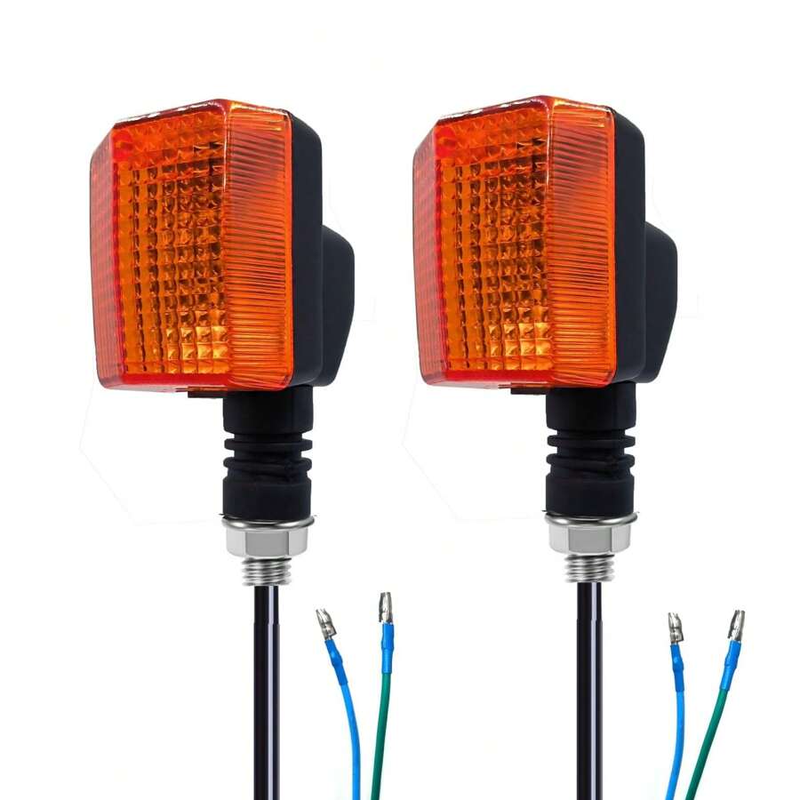 2PCS Motorcycle Turn Signals Light Compatieble With XL250R XL350R NX125 Nighthawk 250 CB250 Reflex 200 TLR200