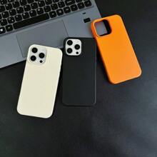 Funda de piel con textura de canto rodado de alta gama para iPhone 16/15 Pro Max/16 Pro, funda suave a prueba de golpes, diseño coreano creativo, minimalista, compatible con iPhone 14/13, iPhone 15 Pro Max, iPhone 16 Pro Max, iPhone 12, iPhone 11