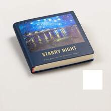 1pc Mini Square Oil Painting Notebook, Travel Diary, Stamp Collection Album, Blank Memo Pad, Portable Notepad Back To School - Multicolor - View 13