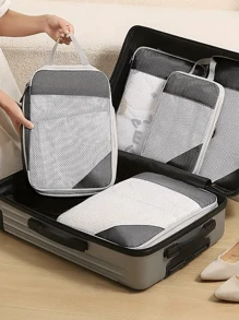 Bộ 3 túi đựng đồ du lịch nén di động màu be - Sắp xếp quần áo, giày dép và đồ lót của bạn một cách dễ dàng - Hoàn hảo để đóng gói hành lý và vali Túi đựng đồ du lịch có in khẩu hiệu di động kèm giày dép, đồ vệ sinh cá nhân và túi đựng đồ giặt Đồ dùng học tập Đồ dùng học tập cho trường học cho sinh viên Trang trí phòng ký túc xá Trang trí phòng ngủ Đồ dùng ký túc xá cần thiết cho học sinh Giáo viên Hành lý chống thấm nước Túi đựng đồ vali & Phụ kiện du lịch Túi đựng đồ đi học Phụ kiện học tập - màu đen - Xem 5