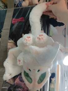 复活节蝙蝠兔毛绒玩具套装，柔软的聚酯纤维兔子毛绒动物玩具，可爱的飞行兔子玩具，创意长耳兔子毛绒玩具，非常适合复活节礼物、家居装饰、复活节装饰