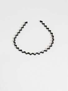 Set de 3 bandas de pelo invisibles para hombre con patrón de ola, adecuadas para uso diario, fitness, deporte, prendas para la cabeza, diademas, aros para el cabello