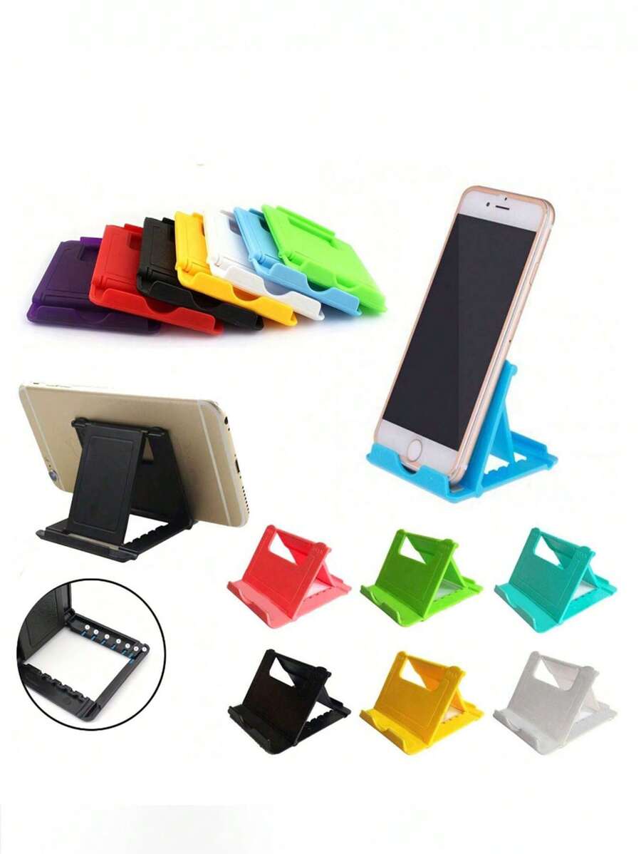 1 szt. składany i regulowany uniwersalny stojak na telefon/tablet, wielokątny uchwyt na biurko kompatybilny z 'em, telefonem z Androidem, prezent na urodziny, rodzinę, uchwyt na telefon dla przyjaciół, stojak na telefon, akcesoria do telefonów