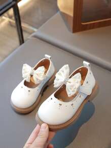 Chaussures de princesse à nœud papillon pour filles, Chaussures Hanfu à semelle souple, Nouvelles chaussures de loisirs pour enfants, Printemps Automne 2025