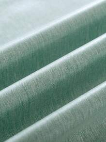 1pc Waterproof & Oil Resistant Tablecloth, TPU Coated Waterproof Tablecloth, Solid Color Meeting/Dining/Study Table Cover, Rectangle Picnic Mat With Tassel Fringe Edging