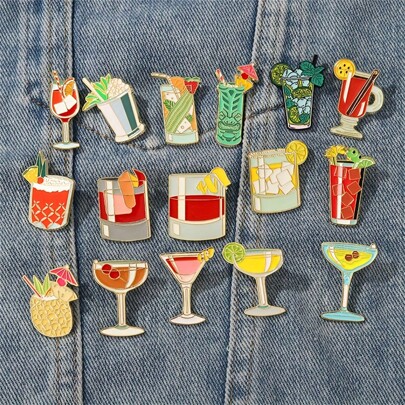16 szt./zestaw broszek emaliowanych do koktajli, niestandardowe broszki dekoracyjne, ozdoby, odznaki na klapy torebek, biżuteria, prezenty, 2025, nowy styl, przypinka do ubrań, zawieszka do torby, szkoła, plecak Kpop, materiały dla nauczycieli, zawieszki do toreb, urocze akcesoria biurowe, koszule, kurtki, akcesoria na Halloween, jesień i zimę, odpowiednie dla nastolatków, młodzieży, mężczyzn, na co dzień, na zewnątrz, do sportu, na wakacje, prezenty na ukończenie szkoły, urodziny, codzienne ubrania, przypinka do ubrań, zabawne prezenty dla nauczycieli, akcesoria do kostiumów, prezenty świąteczne dla mężczyzn, przypinki do torebek