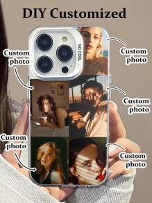 Customized Photo DIY 2-In-1 High-End Soft Textured Thick Painted Anti-Drop Phone Protective Case Compatible With Apple IPhone 16 Pro/IPhone 16/IPhone 16 Pro Max/IPhone 16 Plus/P 15 Pro Max, New Fashionable Design Compatible With IPhone 15/IPhone 11 IPhone 14 Pro Max, Anti-Drop For P13/XS/XR, Cartoon For P11/7 Plus 8P/78 ES2 Soft Shell Protective Cover