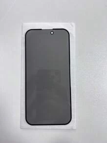 Juego de 4 protectores de pantalla de vidrio templado con borde negro para protección de privacidad de pantalla completa, compatible con iPhone 16/16 Plus/16 Pro/16 Pro Max/15/15Pro/15 Plus/15 Pro Max, regalo para cumpleaños, familiares y amigos, protector de pantalla antiespia, accesorio para teléfono