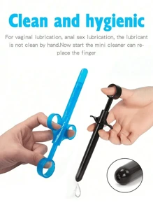 1pc Sex Toy Lube Launcher Anal Vagina Inject Lubricants Enema Lubricant Injector Applicator Syringe Adult Sex Toys For Men