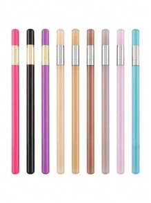 1pc Simple Fashion Not Easy To Break Free Sharpening Pencil Acrylic Pencil Bar Office Learning Essential